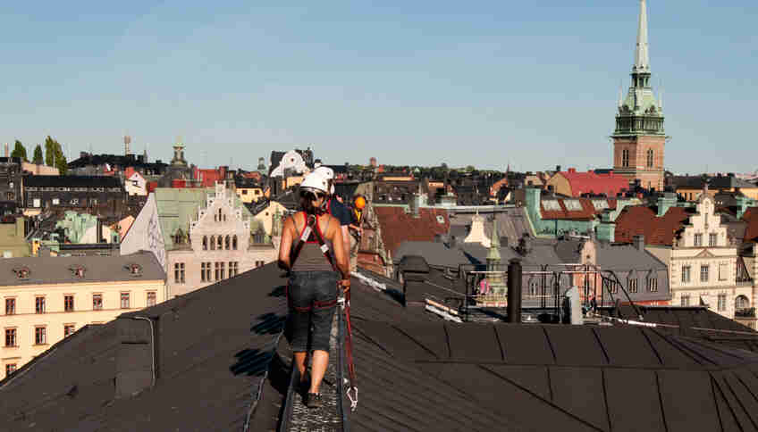 Прогулка по крышам Стокгольма