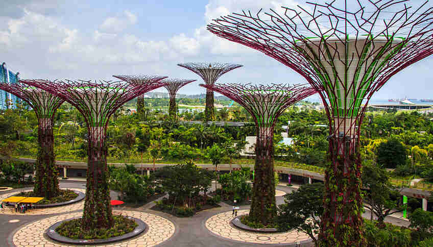 Сингапур: парк «Сады у залива»