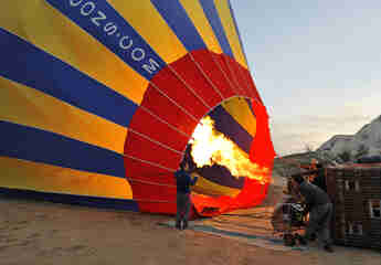 Полёт на воздушных шарах в Каппадокии