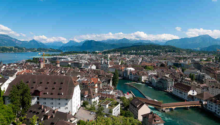 Люцерн, Швейцария. Достопримечательности, фото и маршрут для прогулки по городу.