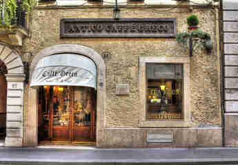 Кафе Greco в Риме
