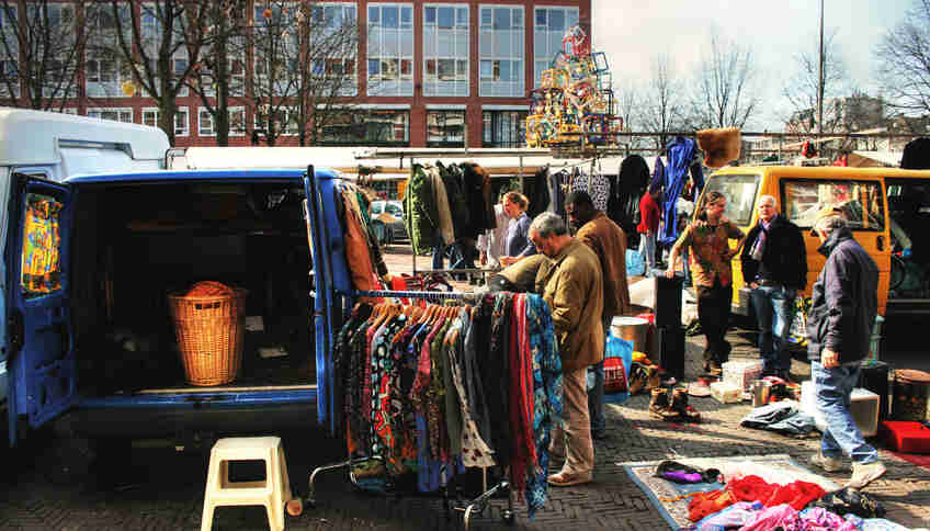 Блошиный рынок Waterlooplein